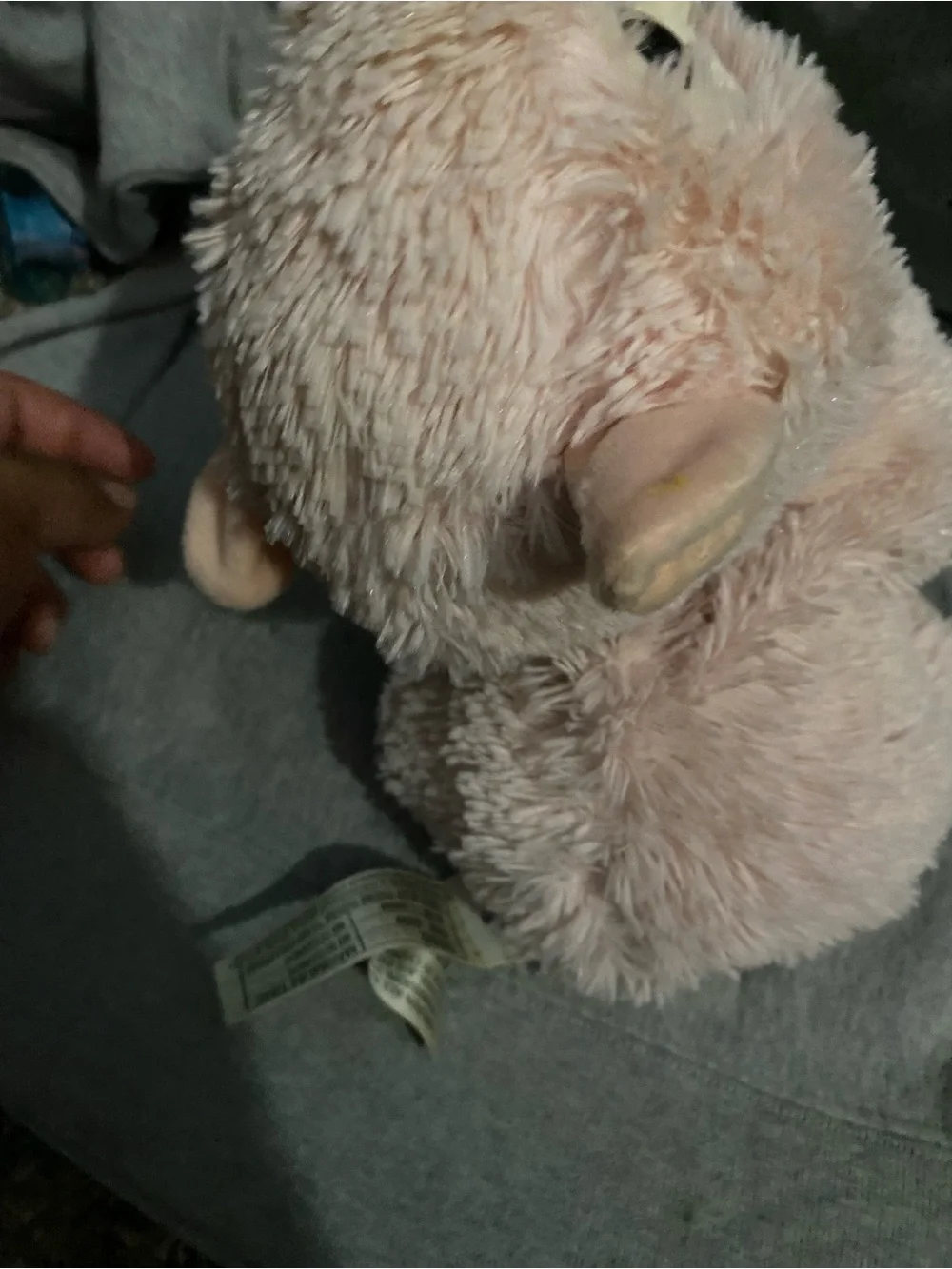 Plush Pink Alpaca Small Pet Toy - Soft Cuddly Companion